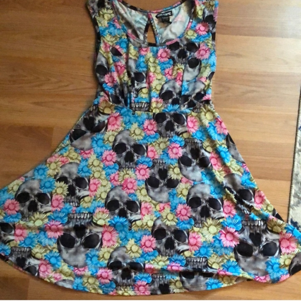 HotTopic Skull Floral Dress